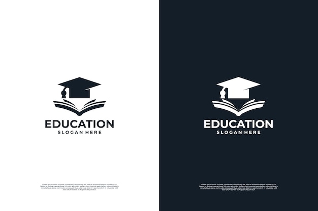 Plantilla de diseño de logotipo de educación vector de logotipo de escuela