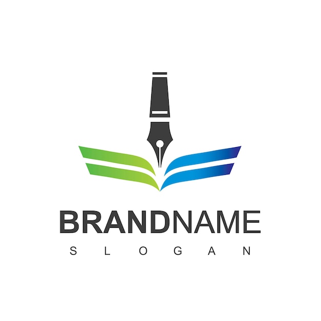 plantilla de diseño de logotipo de educación