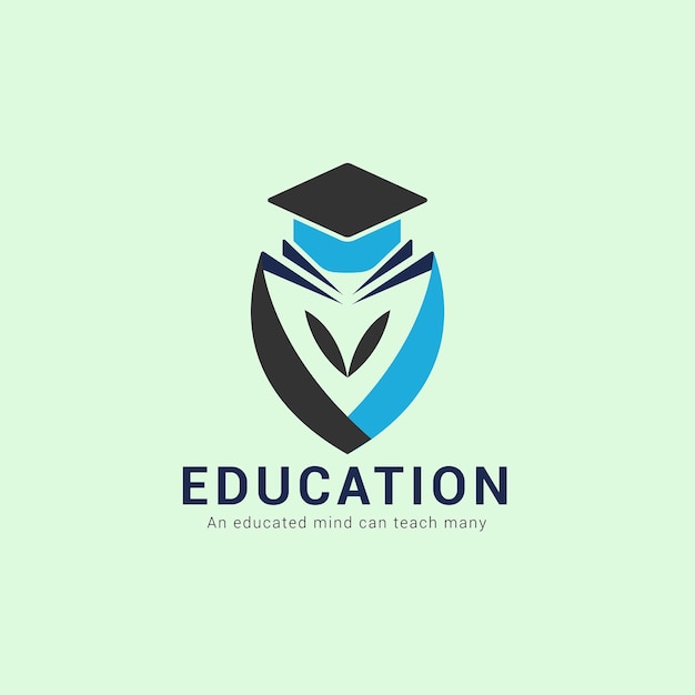 Plantilla de diseño de logotipo de educación