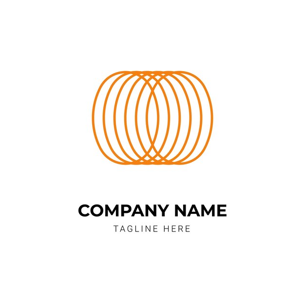 plantilla de diseño de logotipo de empresa abstracta moderna gratuita