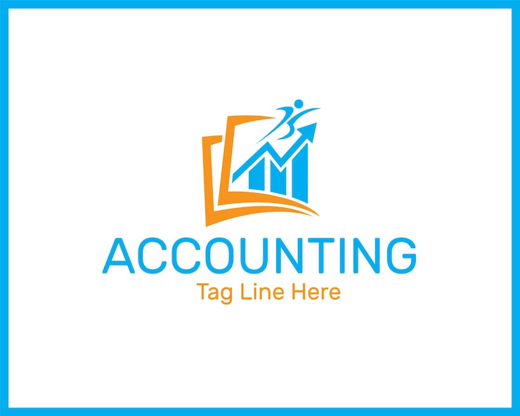 Vector plantilla de diseño del logotipo de la empresa de contabilidad vectorial