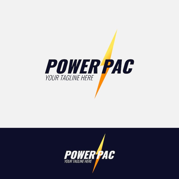 Plantilla de diseño de logotipo de empresa de energía eléctrica eléctrica