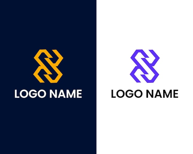 Plantilla de diseño de logotipo de empresa letra s