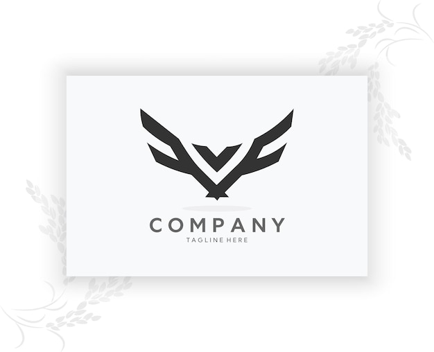 plantilla de diseño de logotipo de empresa mínima o simple