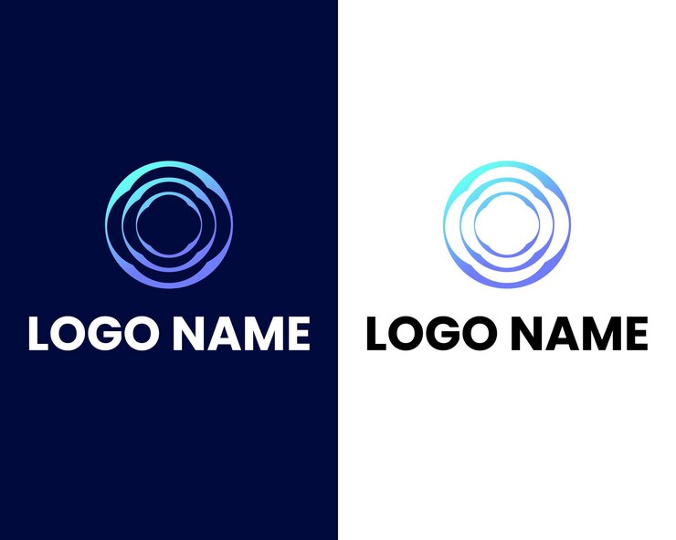 Vector plantilla de diseño de logotipo de empresa moderna letra o