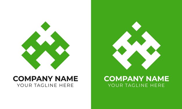 Plantilla de diseño de logotipo empresarial abstracto minimalista moderno corporativo creativo profesional