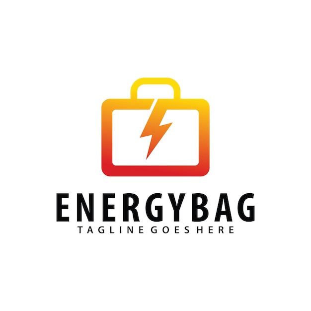 Plantilla de diseño de logotipo Energy Bag
