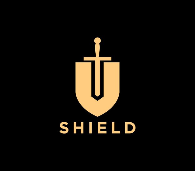Plantilla de diseño de logotipo de escudo