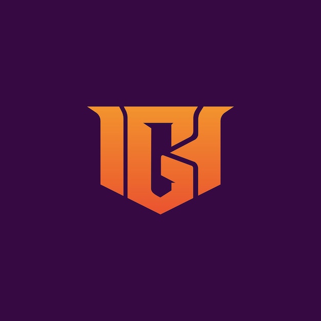 Plantilla de diseño de logotipo Esport G Gaming Plantilla de concepto de diseño de logotipo de carta de inspiración esport