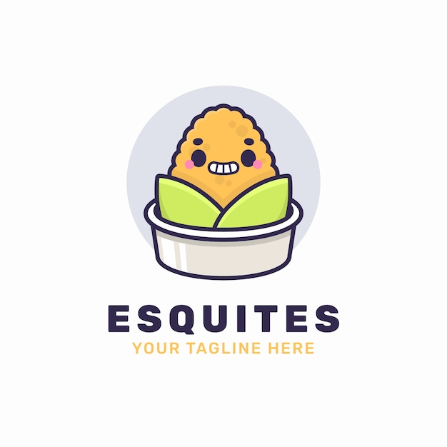 Plantilla de diseño de logotipo de esquites