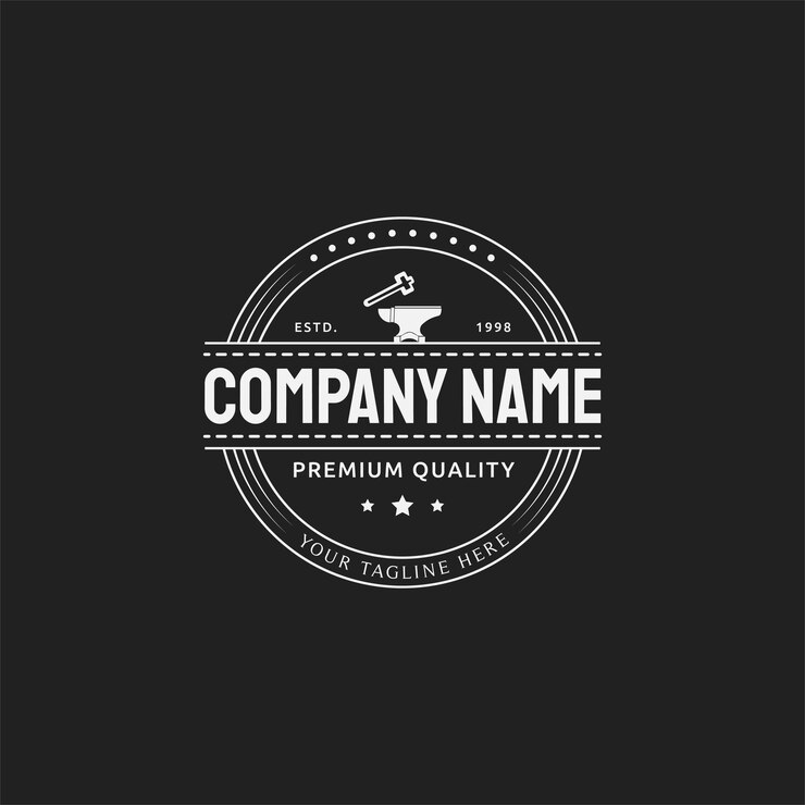 Plantilla de diseño de logotipo de estilo vintage retro