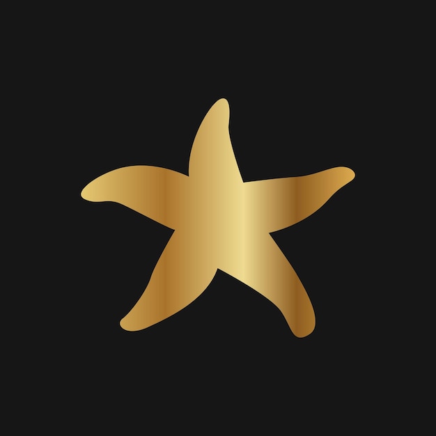 plantilla de diseño del logotipo de la estrella de mar