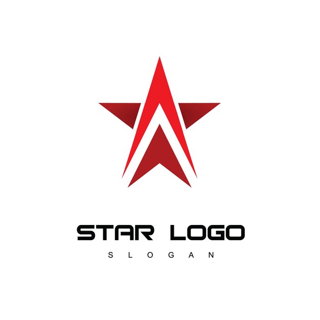 Plantilla de diseño de logotipo estrella