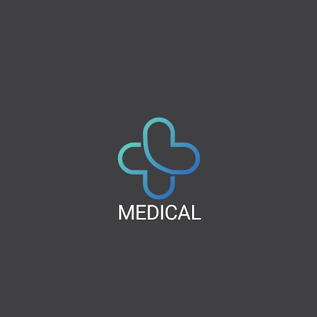 Plantilla de diseño de logotipo de farmacia médica.- ilustrador vectorial