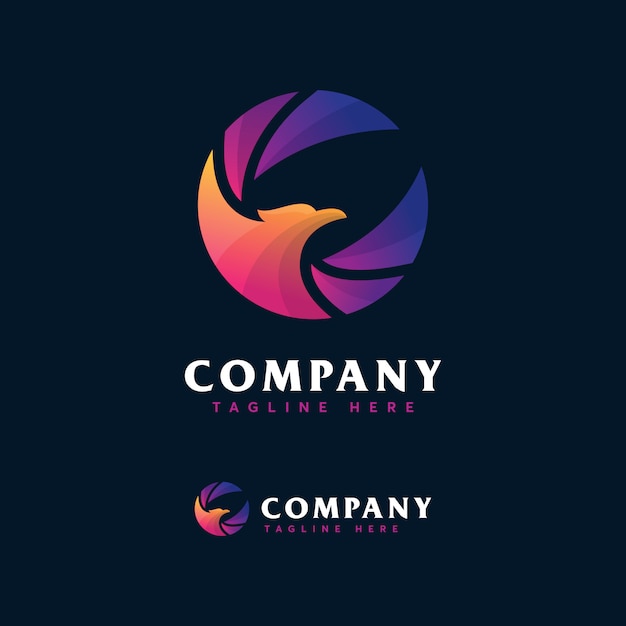 plantilla de diseño de logotipo de fénix