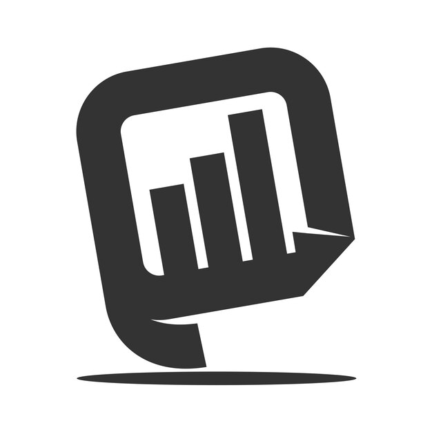 Plantilla de diseño de logotipo financiero y contable Ilustración de icono Identidad de marca