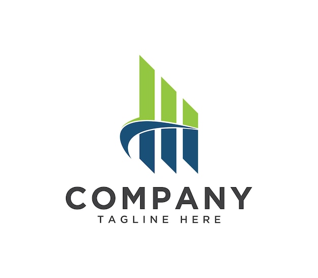 plantilla de diseño de logotipo de finanzas de negocios
