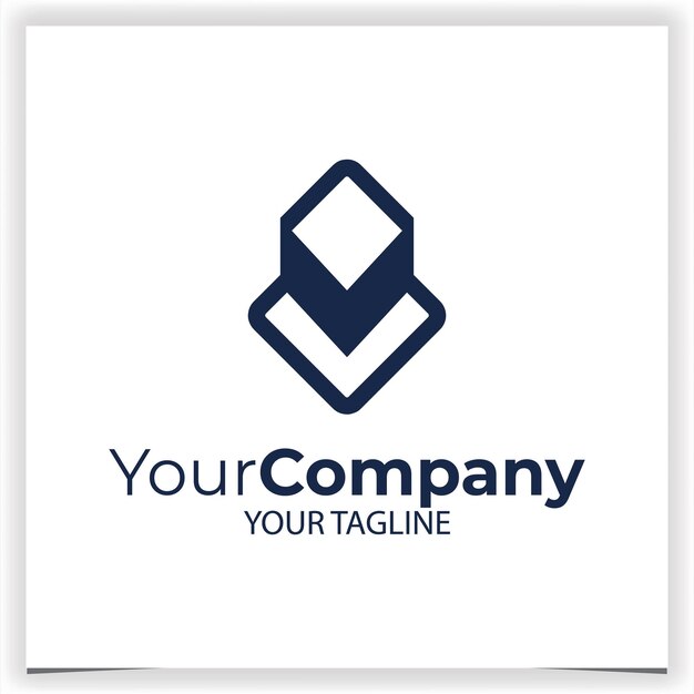 plantilla de diseño de logotipo de forma abstract vectorial