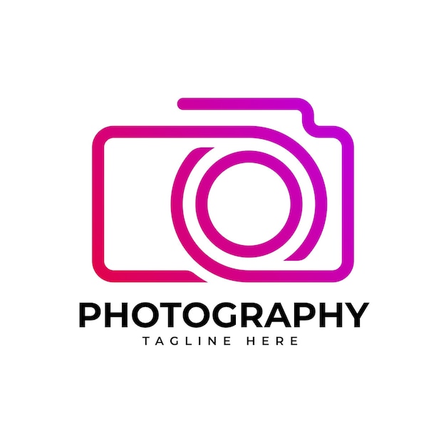 Plantilla de diseño de logotipo de fotografía