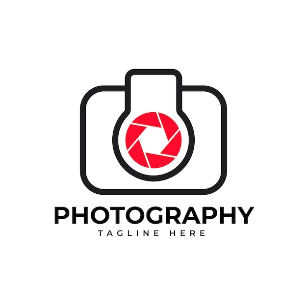 Plantilla de diseño de logotipo de fotografía