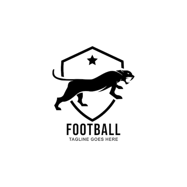 Plantilla de diseño de logotipo de fútbol