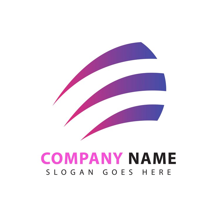 Vector plantilla de diseño de logotipo global abstracto