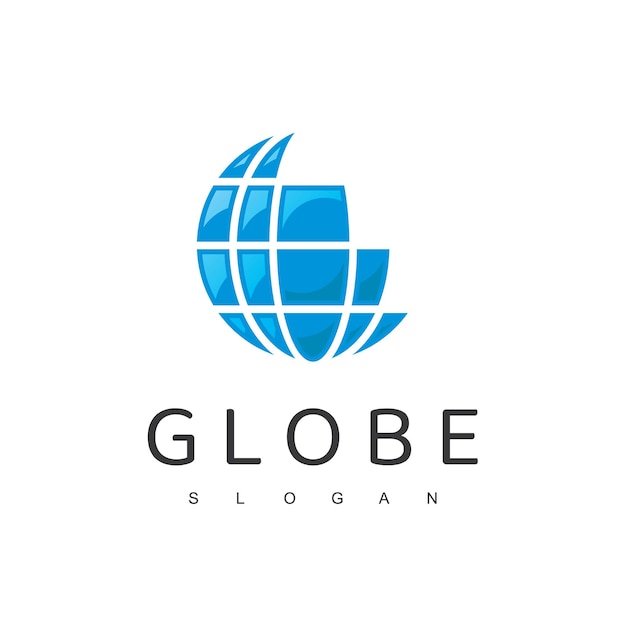 Plantilla de diseño de logotipo de globo