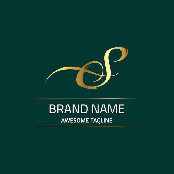 Vector plantilla de diseño del logotipo gradient s