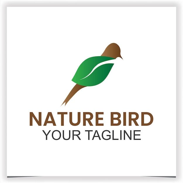 plantilla de diseño del logotipo de la hoja de la naturaleza