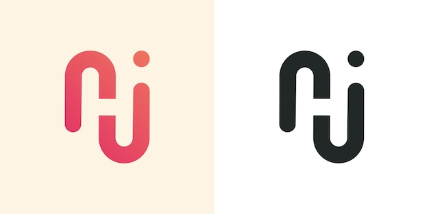 Plantilla de diseño de logotipo hola letra mínima