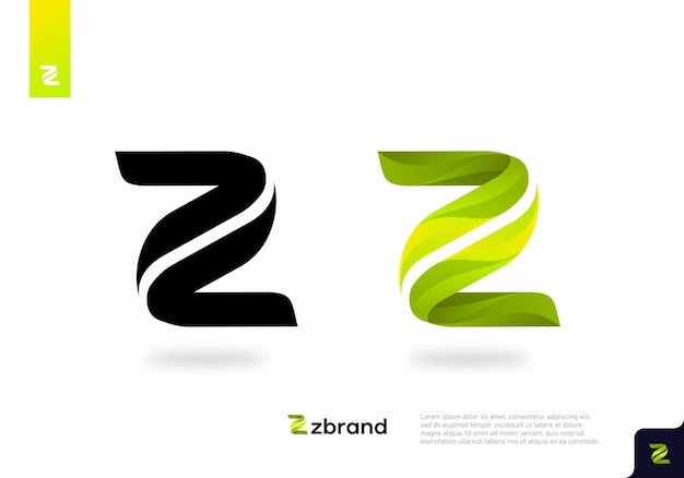 Plantilla de diseño de logotipo de icono de letra Z