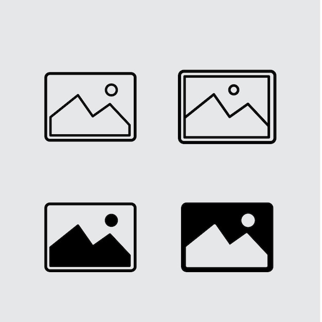 plantilla de diseño de logotipo de icono vectorial de imagen