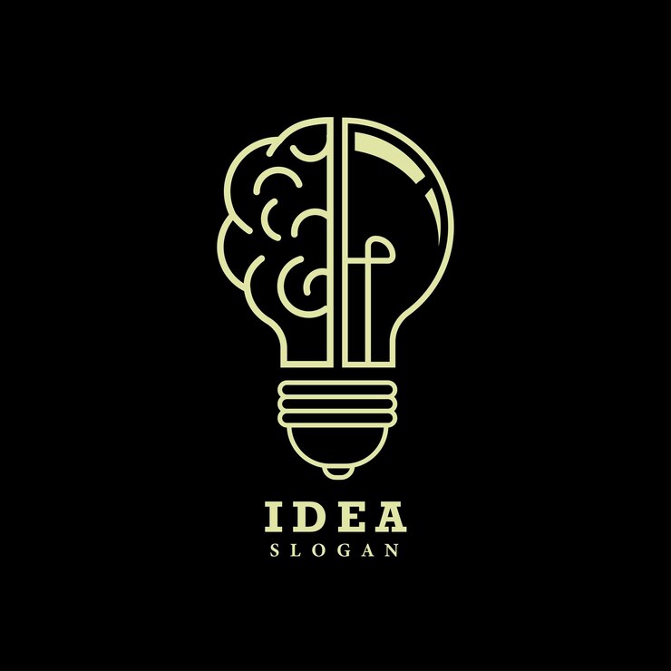 Plantilla de diseño de logotipo de idea de educación
