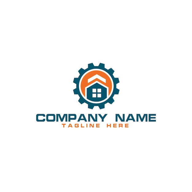 Plantilla de diseño de logotipo inmobiliario con un concepto moderno Diseño de logotipo