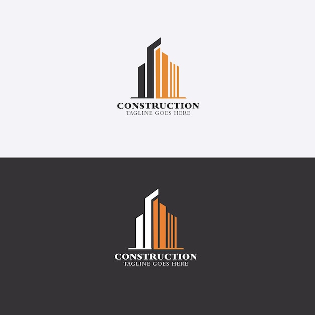 Plantilla de diseño de logotipo inmobiliario moderno