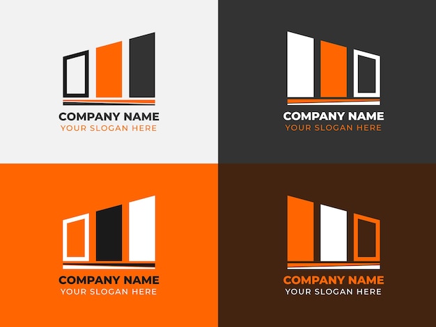 Plantilla de diseño de logotipo inmobiliario