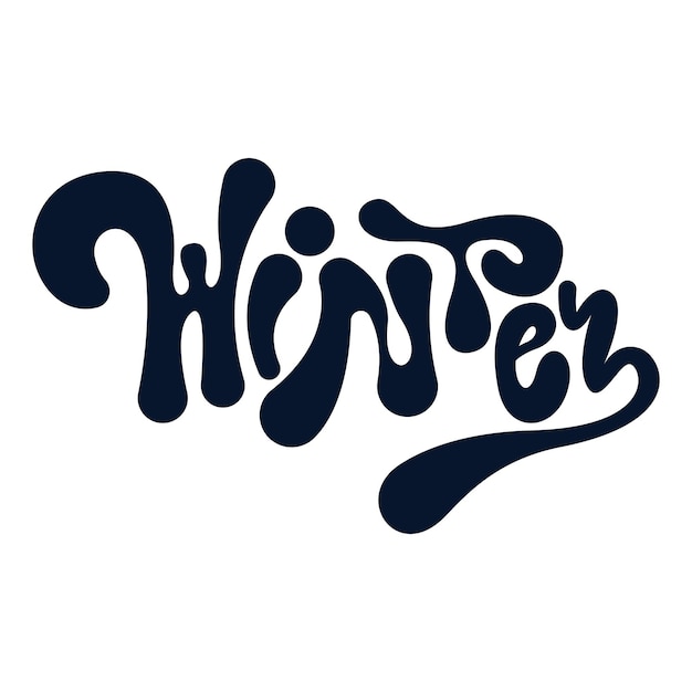 plantilla de diseño del logotipo de invierno