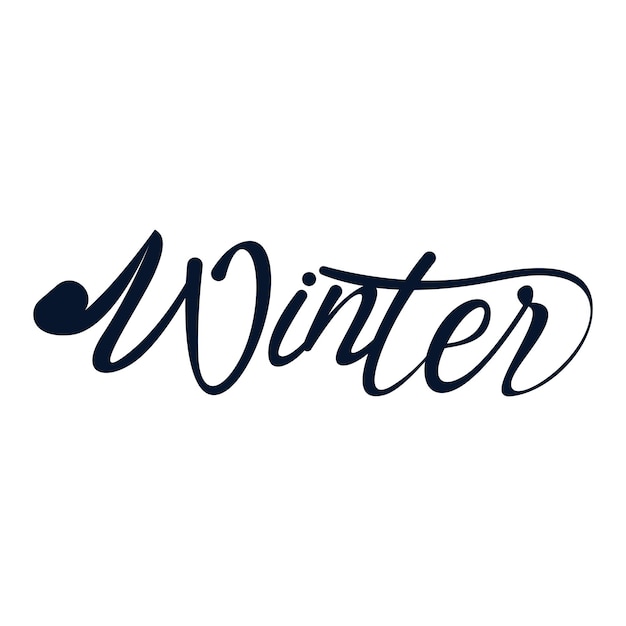 plantilla de diseño del logotipo de invierno