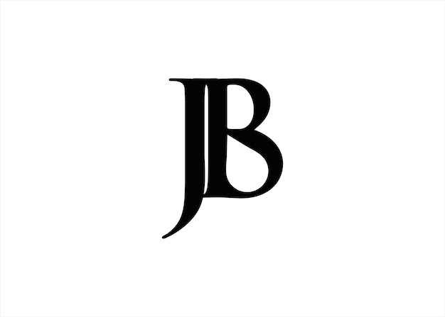 Plantilla de diseño de logotipo jb