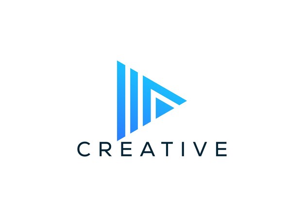 plantilla de diseño de logotipo de juego abstracto mínimo y profesional