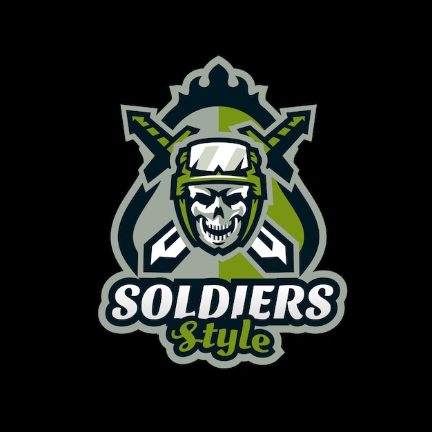 plantilla de diseño de logotipo de juego de eSport