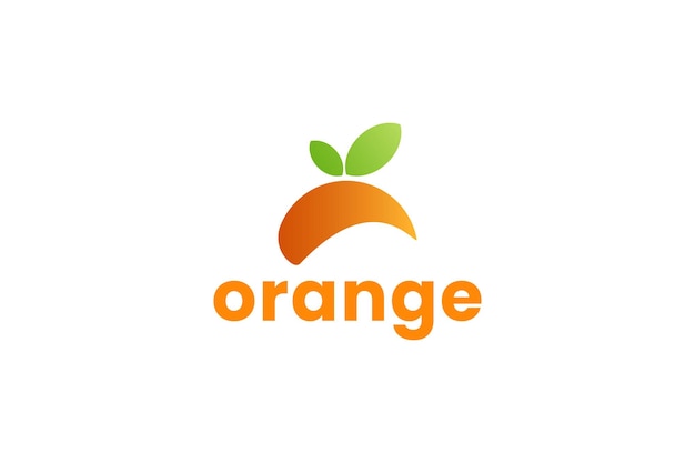 plantilla de diseño de logotipo de jugo de fruta fresca Diseño de logotipo del bar de jugos de naranja