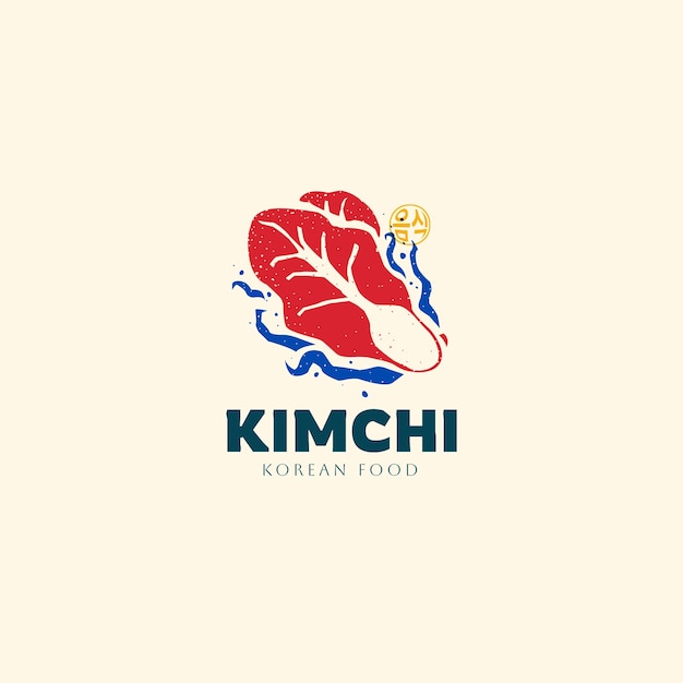 Plantilla de diseño de logotipo de kimchi