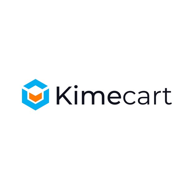 plantilla de diseño del logotipo de Kimecart Icono de la caja