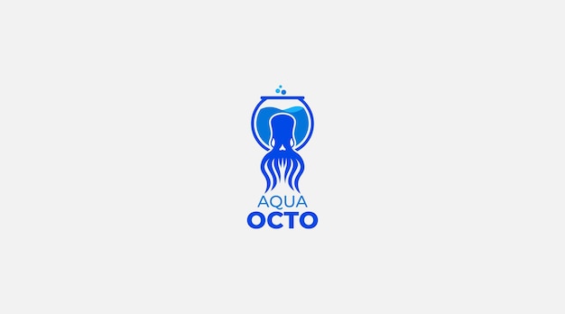 Plantilla de diseño de logotipo de laboratorios de pulpo