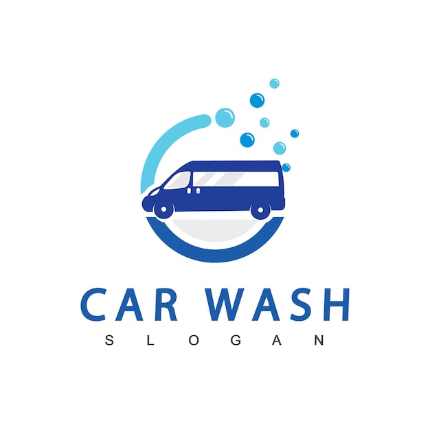 plantilla de diseño de logotipo de lavado de autos