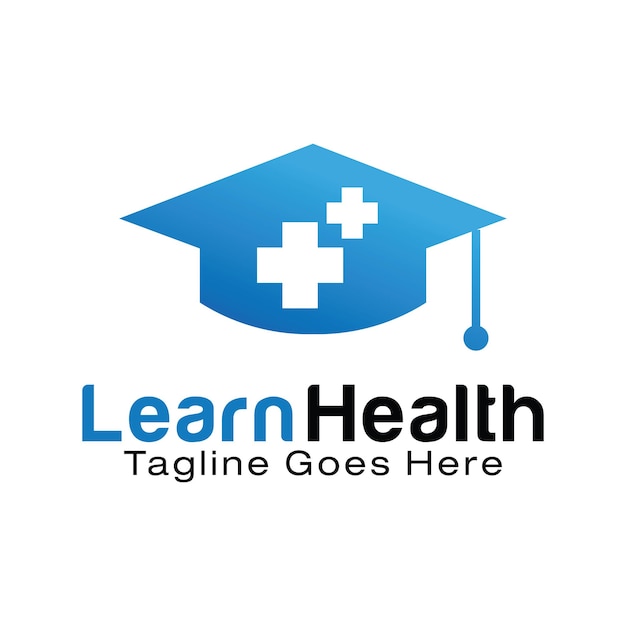 Plantilla de diseño de logotipo de Learn Health