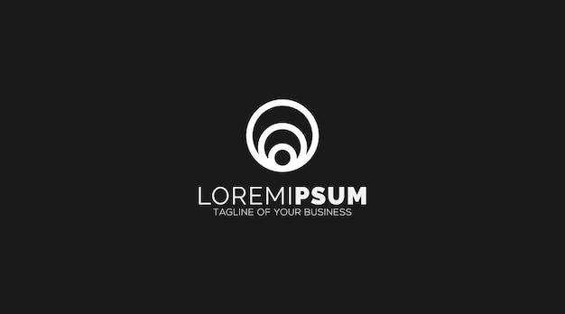 Plantilla de diseño de logotipo de letra abstracta creativa O. Monograma basado en la inicial del icono O y símbolo en el vector.