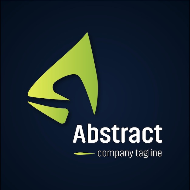 Plantilla de diseño de logotipo de letra abstracta '' A ''