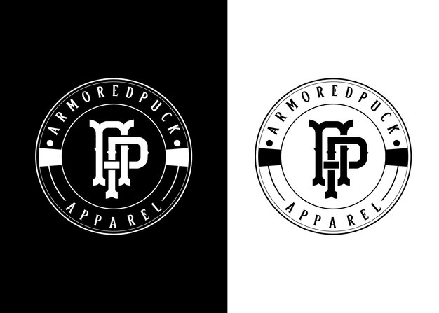 Plantilla de diseño de logotipo de letra AP corporativa única y moderna